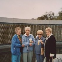 Vets' Wives at a WWII Memorial